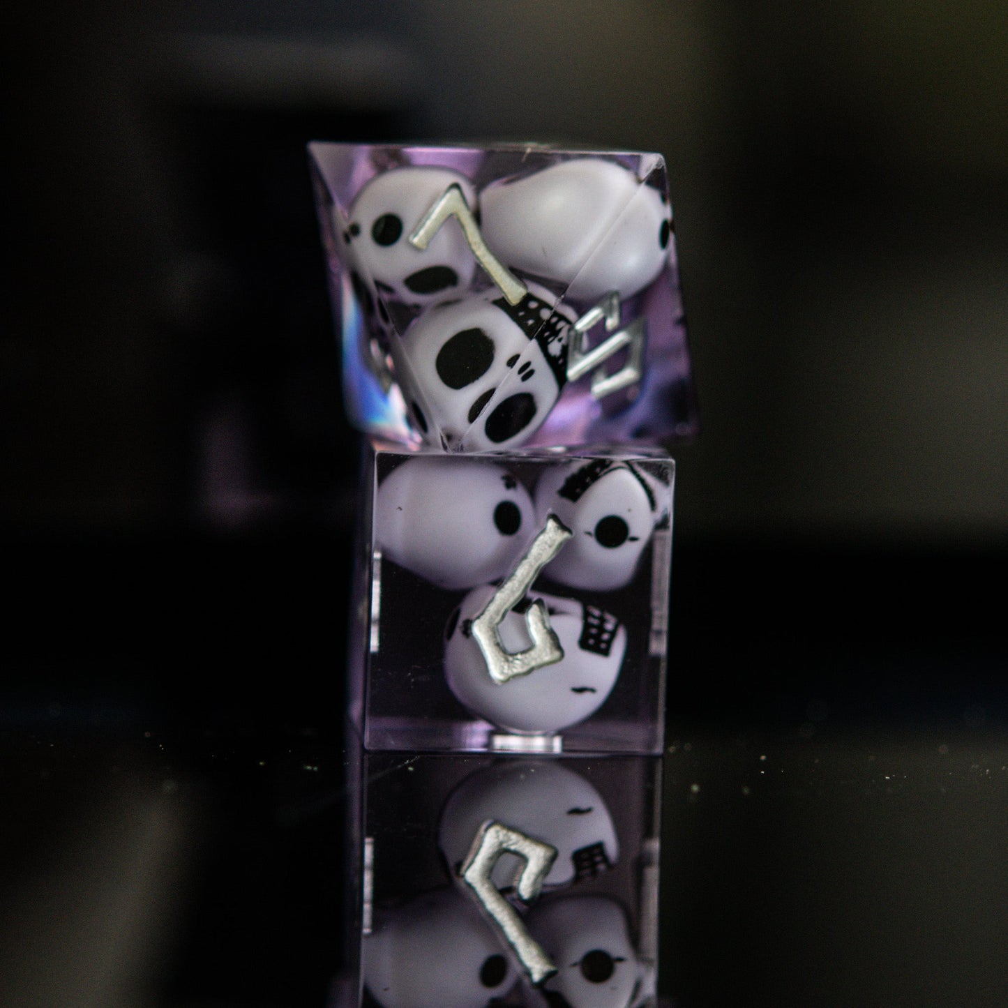 PRE-ORDER || Corpse Lavender Sharp-Edged Resin Dice Set