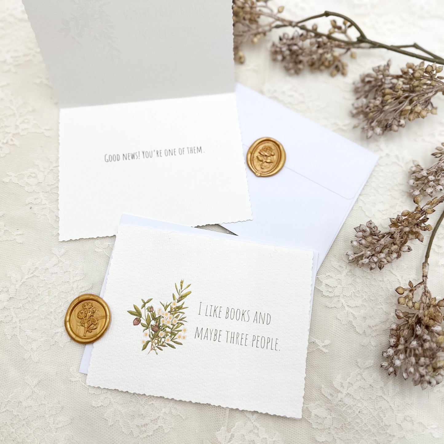 Book Lover Greeting Card
