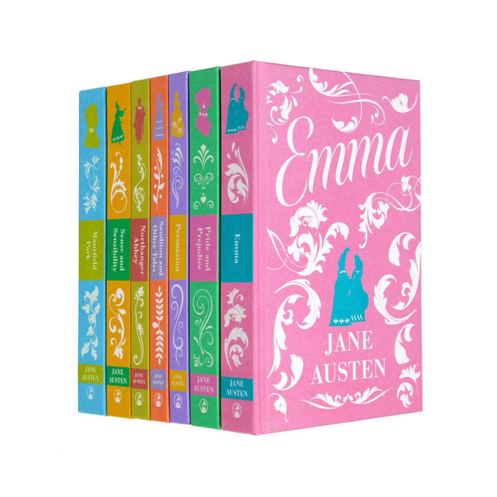 Jane Austen De Hardcover Luxe set: The Complete Series - Seven Books - Jane Austen- Hardcover (Copy)