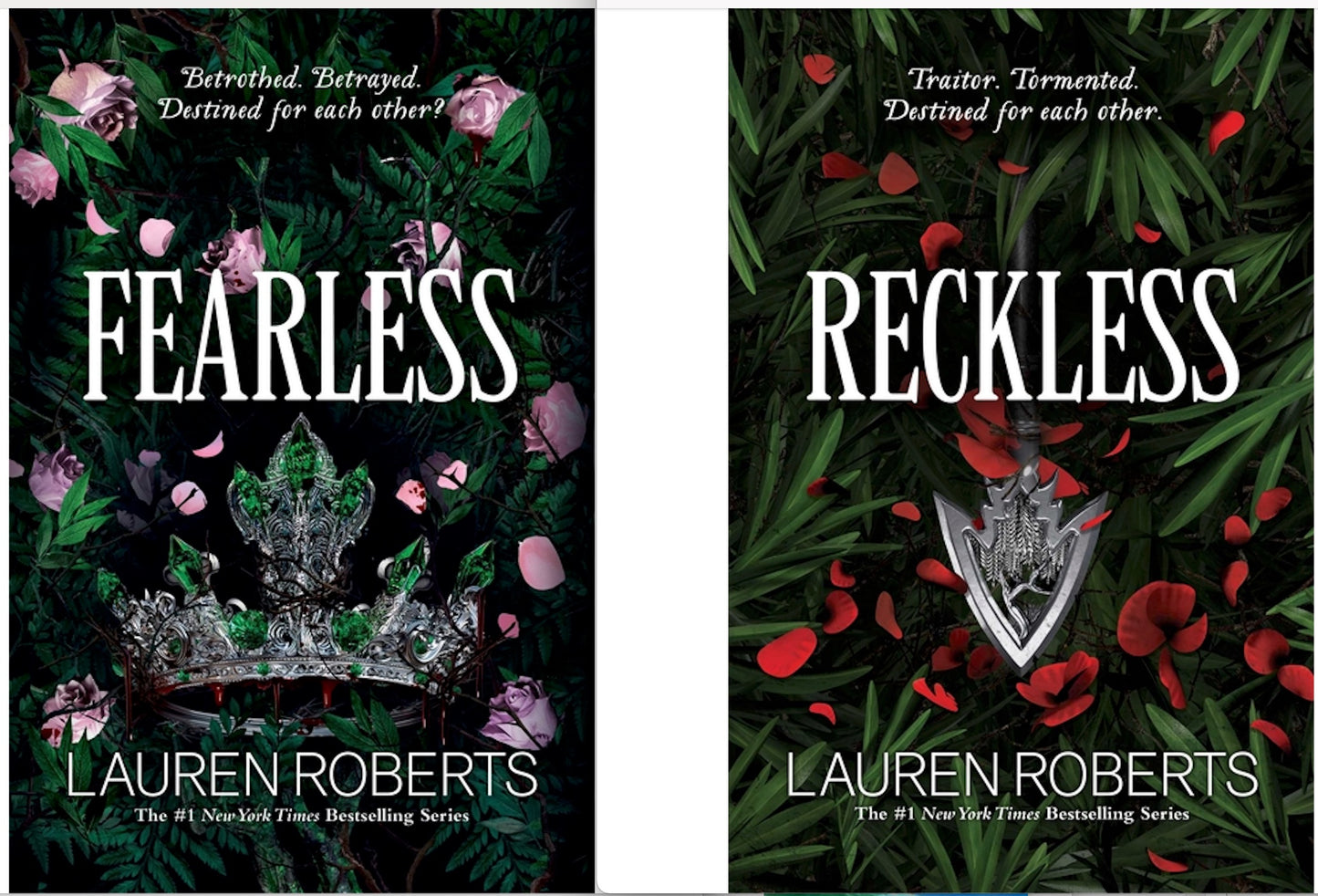 The Powerless Trilogy Four Book Collection: Powerless, Powerful, Reckless, Fearless - By Lauren Roberts - Hardcover