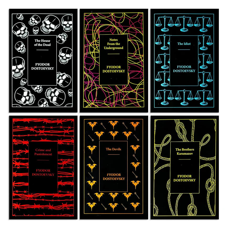 Complete Collection of Fyodor Dostoevsky. SIx Book Set: Crime and Punishment, Brothers Karamazov, The Idiot & More - By Fyodor Dostoevsky - Paperback
