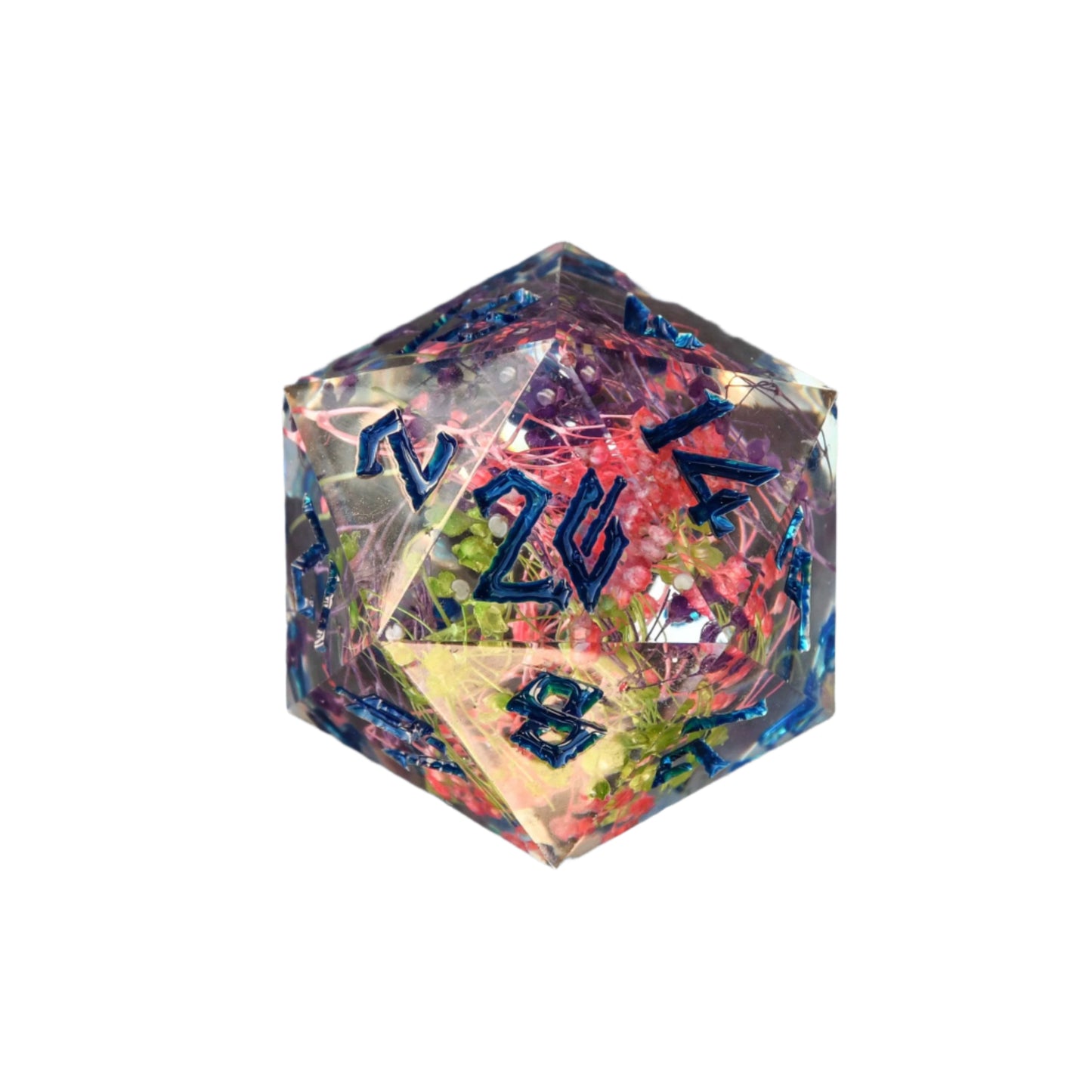 Garden Bouquet Blue Resin 30mm D20