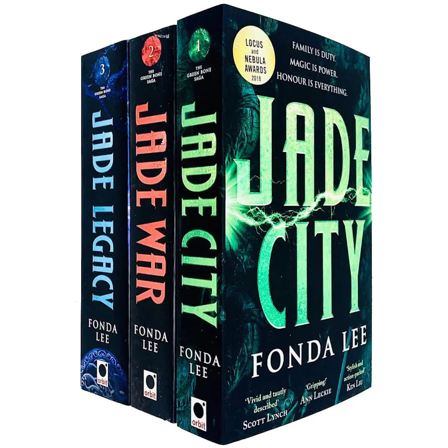 The Green Bone Saga Series 3 Books Series – Jade War, Jade City, and Jade Legacy - By Fonda Lee - Paperback