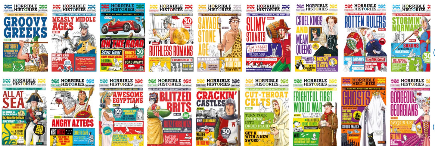 Horrible Histories 20 Book Set - Terry Deary - Paperback