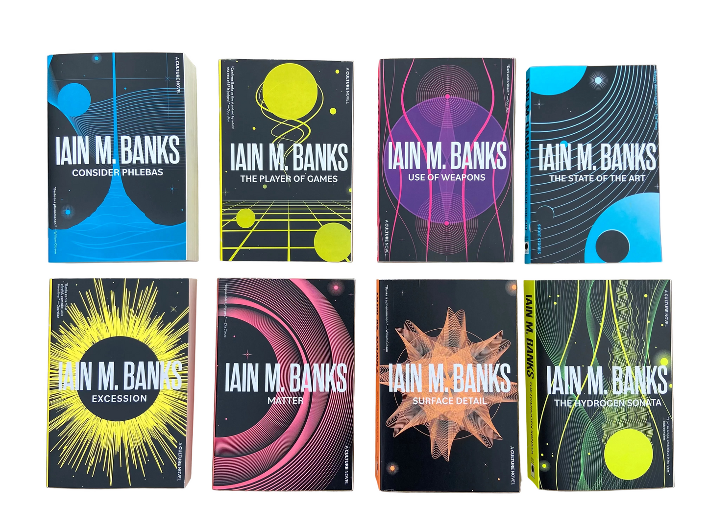 Culture Series USA Editions 10 Books Collection Set: Consider Phlebas, The Player of Games, Use of Weapons, The State of the Art, Excession, Inversions, Look To Windward, Surface Detail & More - By Iain Banks - Paperback