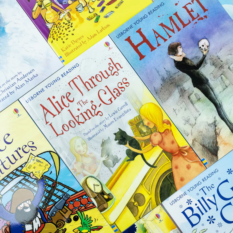 Usborne Reading Library Young Readers 40 Books Box Set (Yellow) |Children's Fiction, Early Learning, Adventure, Education, Fun Stories,Paperback