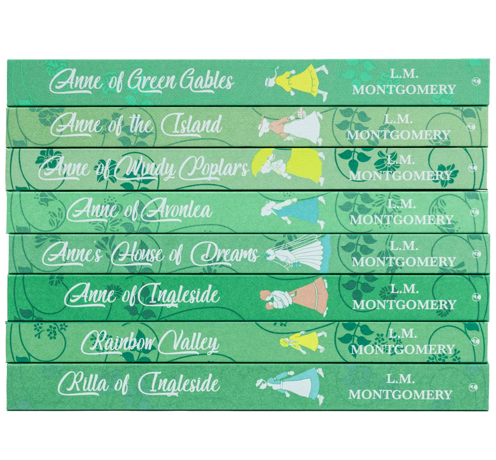 Anne Of Green Gables 8 Books Hardcover Set - The Complete Collection: Anne Of Green Gables, Anne Of Avonlea, Anne Of The Island, Anne Of Windy Poplars, Anne's House Of Dreams, Anne Of Ingleside, Etc