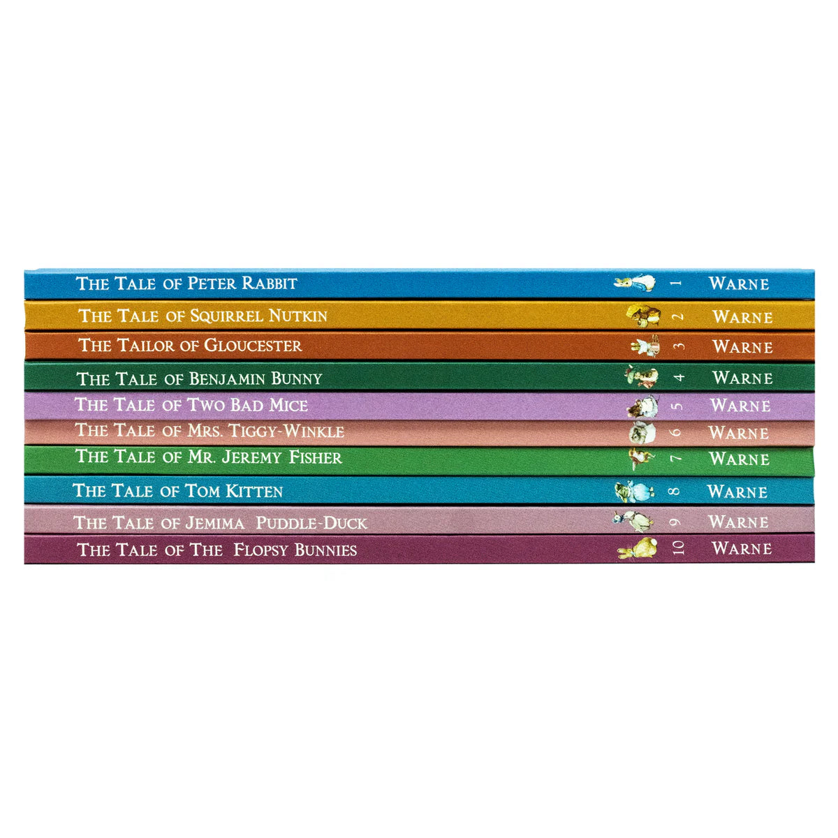 Peter Rabbit 10-Book Box Set Collection by Beatrix Potter: Deluxe Hardback Children's Classics – Illustrated Bunny Tales and Bedtime Stories