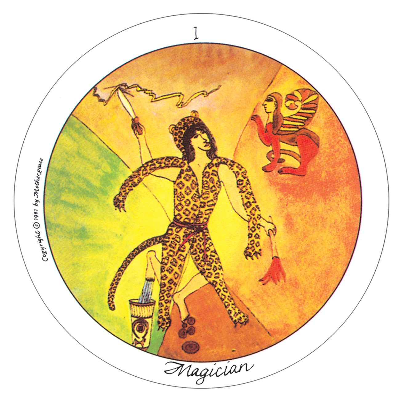 Motherpeace Round Tarot Set - Book and Deck