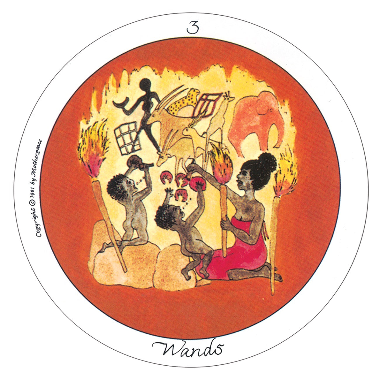 Motherpeace Round Tarot Set - Book and Deck