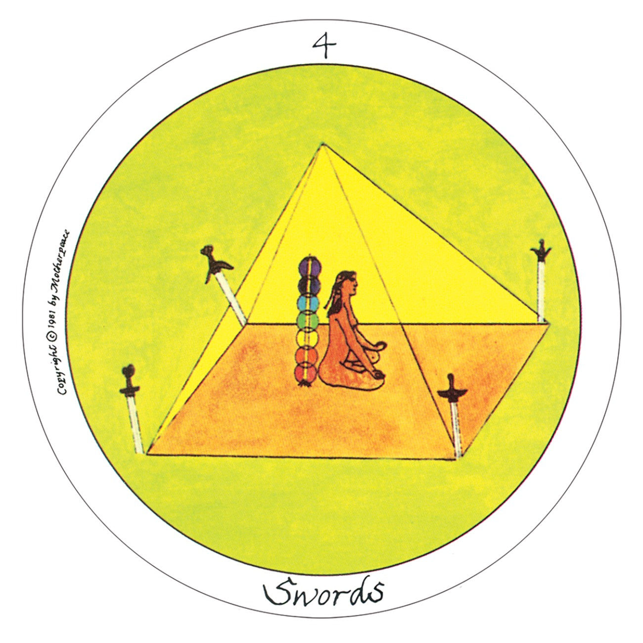 Motherpeace Round Tarot Set - Book and Deck