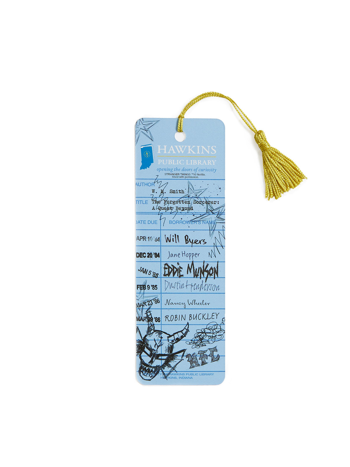 Stranger Things: Hawkins Public Library Bookmark