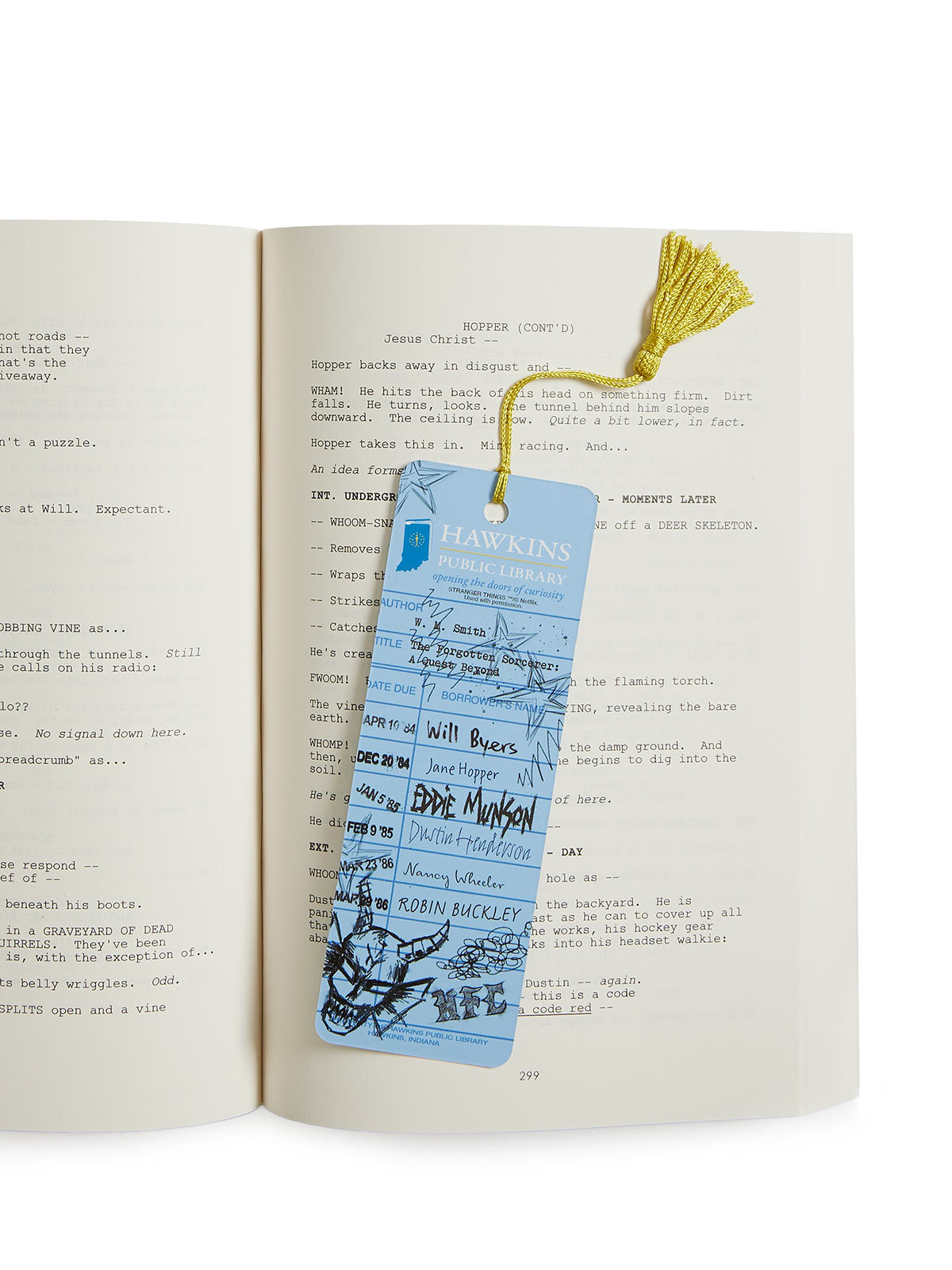 Stranger Things: Hawkins Public Library Bookmark