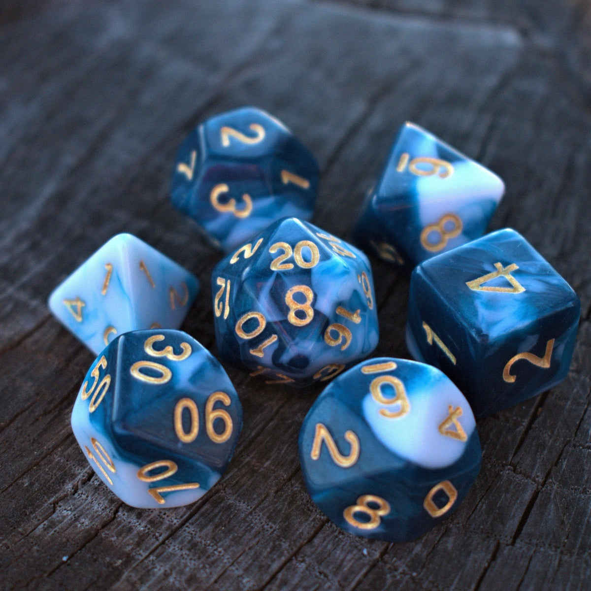 Pre-Order || Murky Waters Acrylic Dice Set