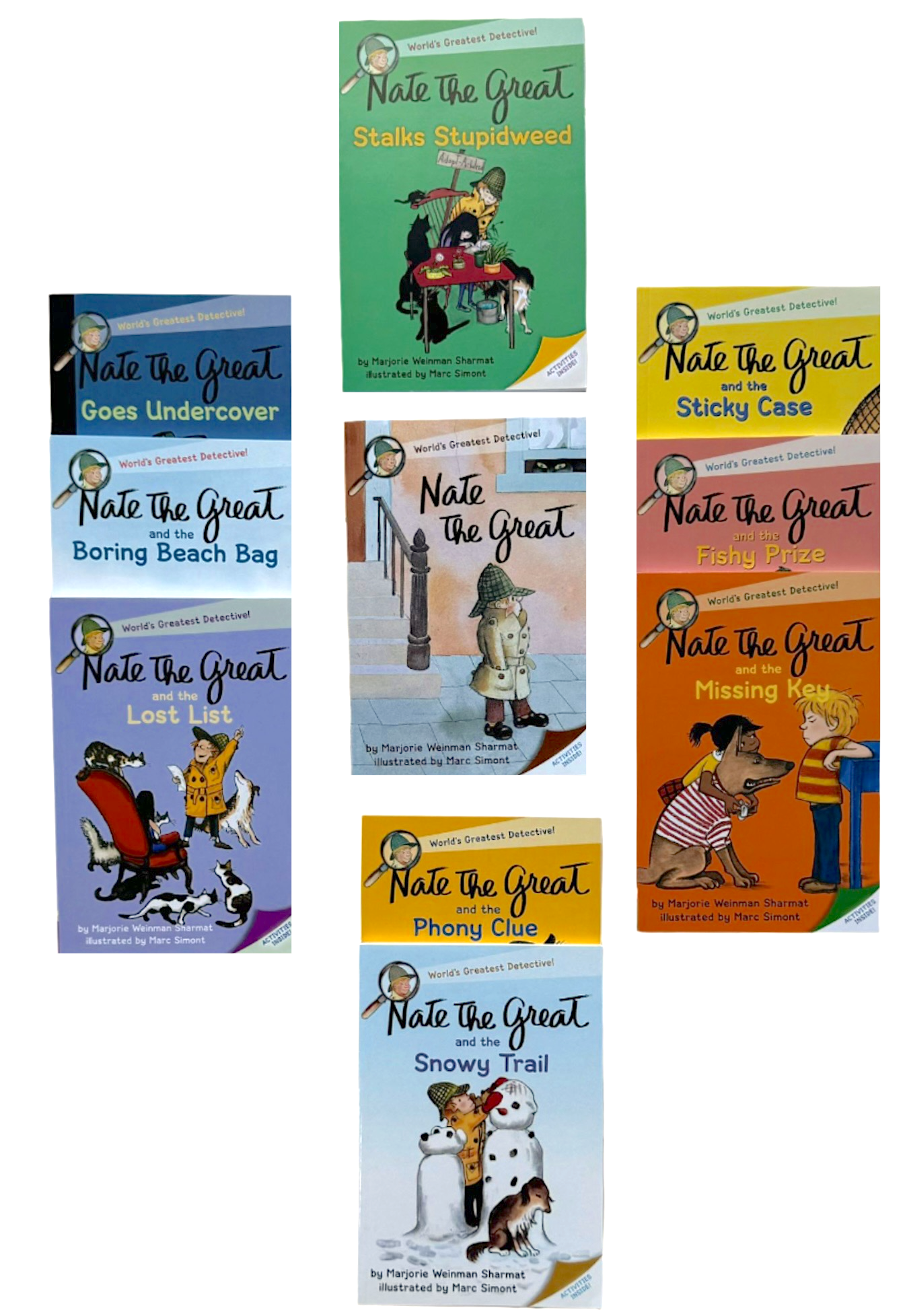 Nate the Great Set - Books 1 - 10 by Marjorie Weinman Sharmat Nate the Great Set - Books 1 - 10 by Marjorie Weinman Sharmat