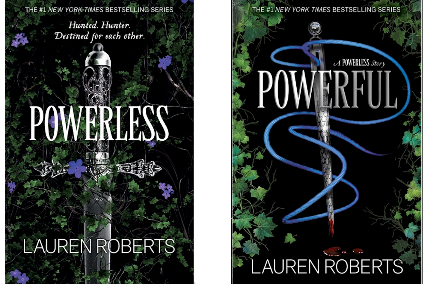 The Powerless Trilogy Four Book Collection: Powerless, Powerful, Reckless, Fearless - By Lauren Roberts - Hardcover