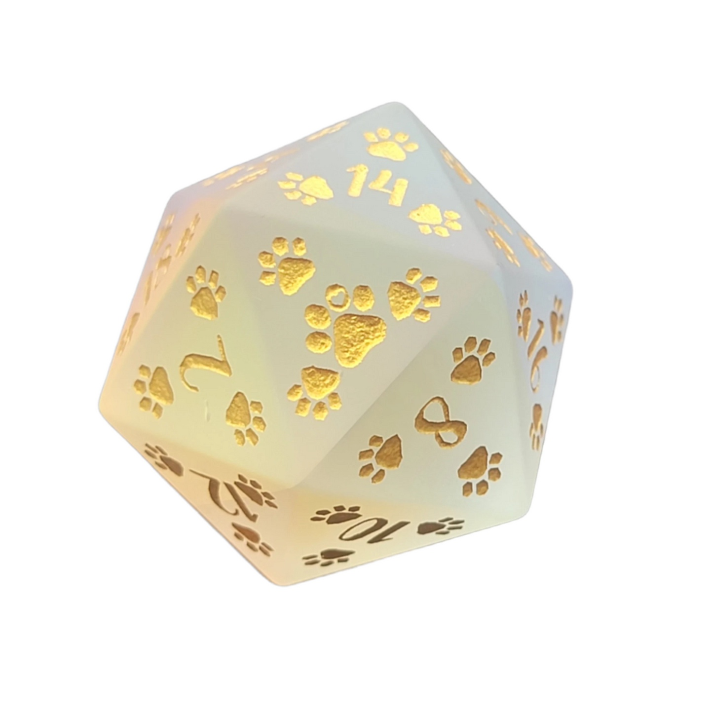 Puppy Paws Frosted Prism 30mm D20