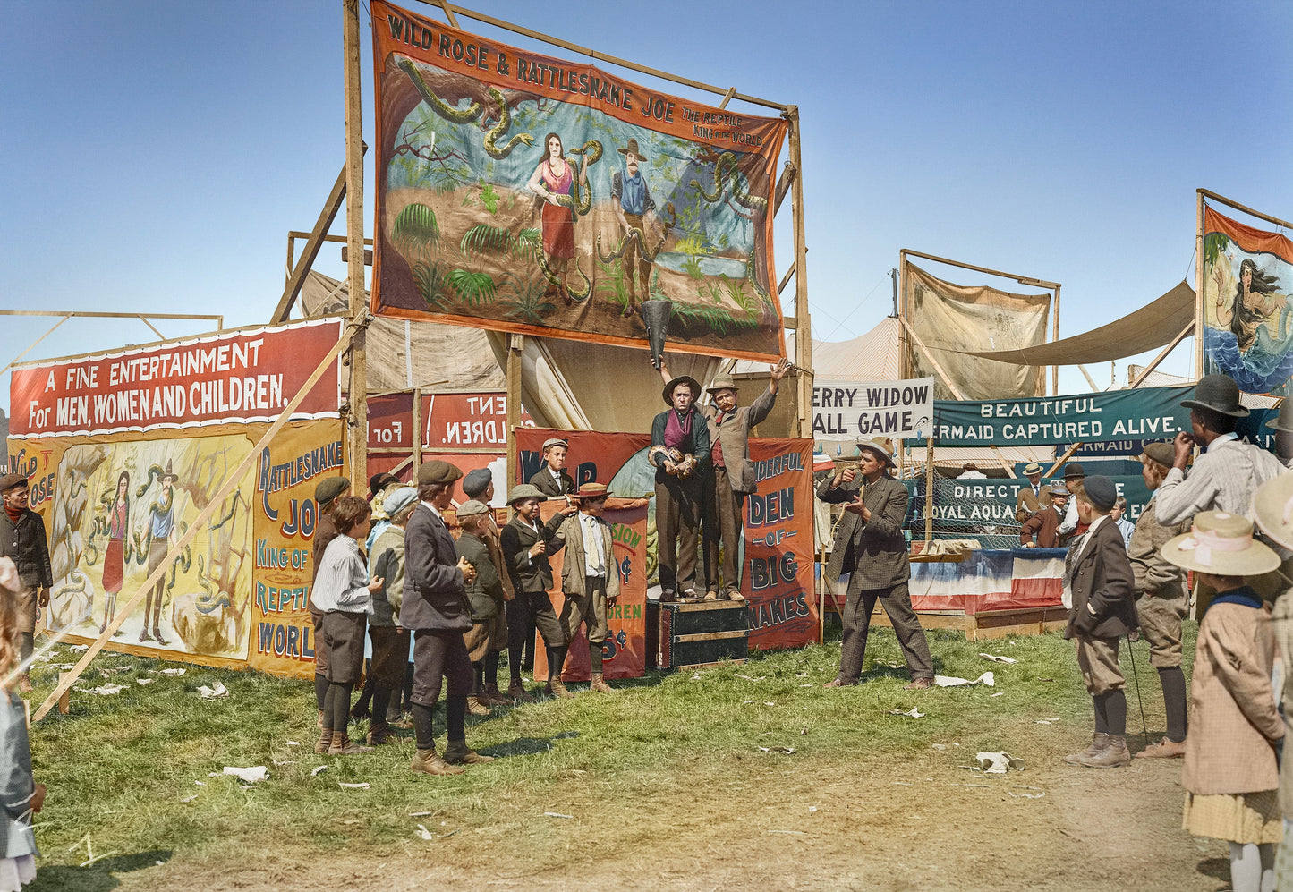 Vintage Photo Puzzle: Wild Rose and Rattlesnake Joe, 1910: 500 Pieces