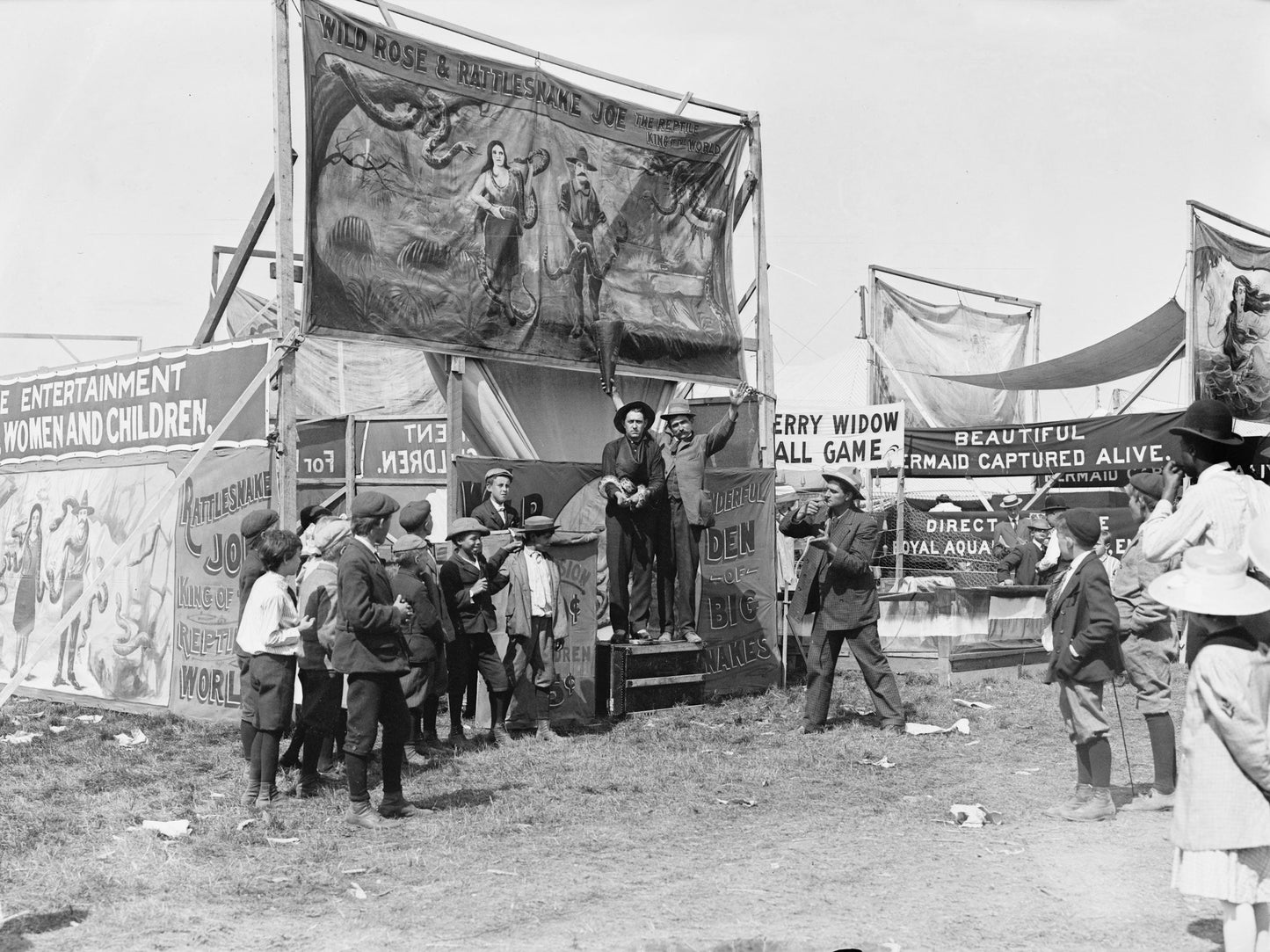 Vintage Photo Puzzle: Wild Rose and Rattlesnake Joe, 1910: 500 Pieces