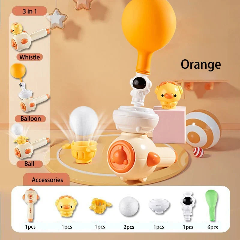 Montessori Whistle Ball Toy – Blow Pipe Sensory Educational Toy
