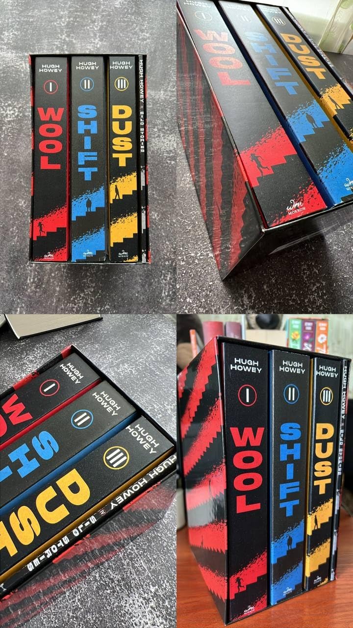Wool Trilogy – Complete 3 Book Collection: Wool, Shift & Dust - By Hugh Howey - Paperback