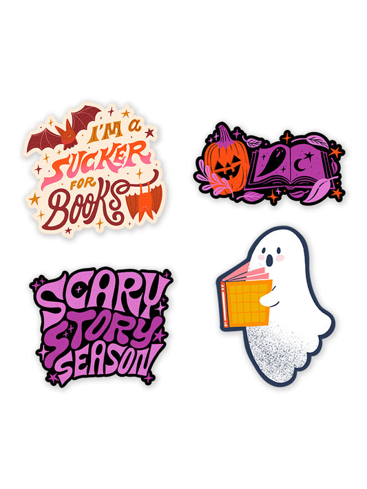 Scary Story Season Stickers - Set of 4