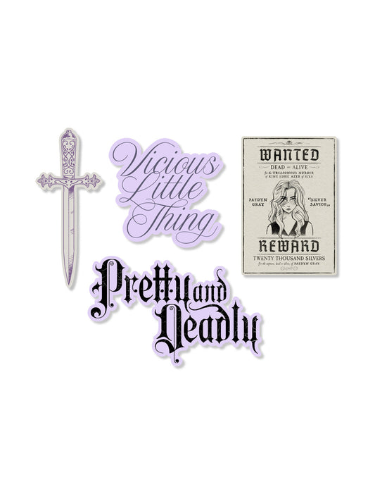 Powerless Stickers Set of 4