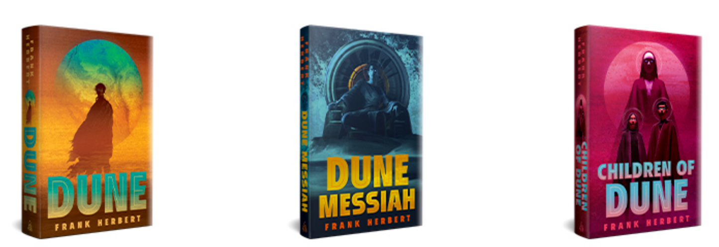 Frank Herbert's Dune Saga 3-Book Deluxe Hardcover Boxed Set: Dune, Dune Messiah, and Children of Dune