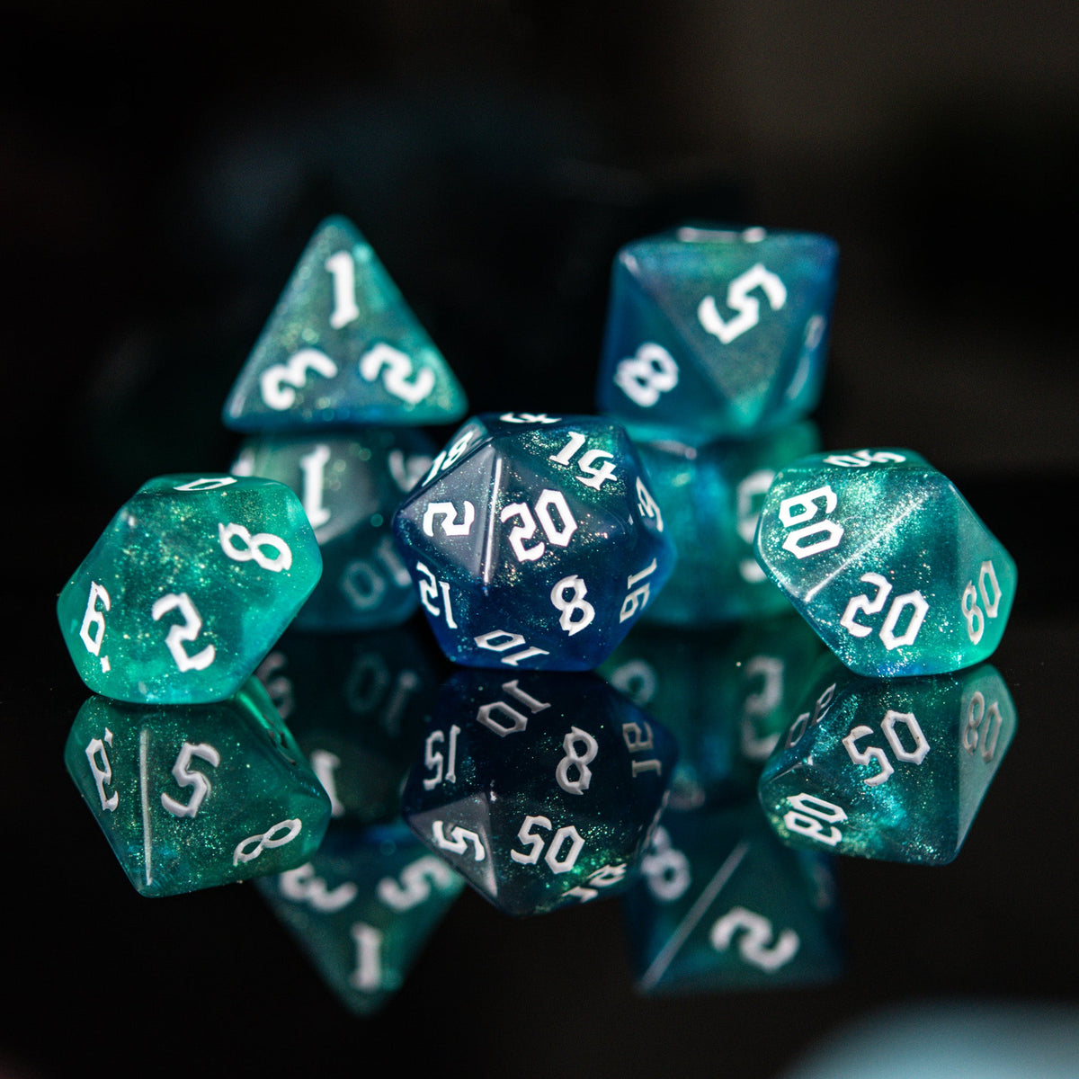 Pre-Order || Sorcerer Class Acrylic Dice Set