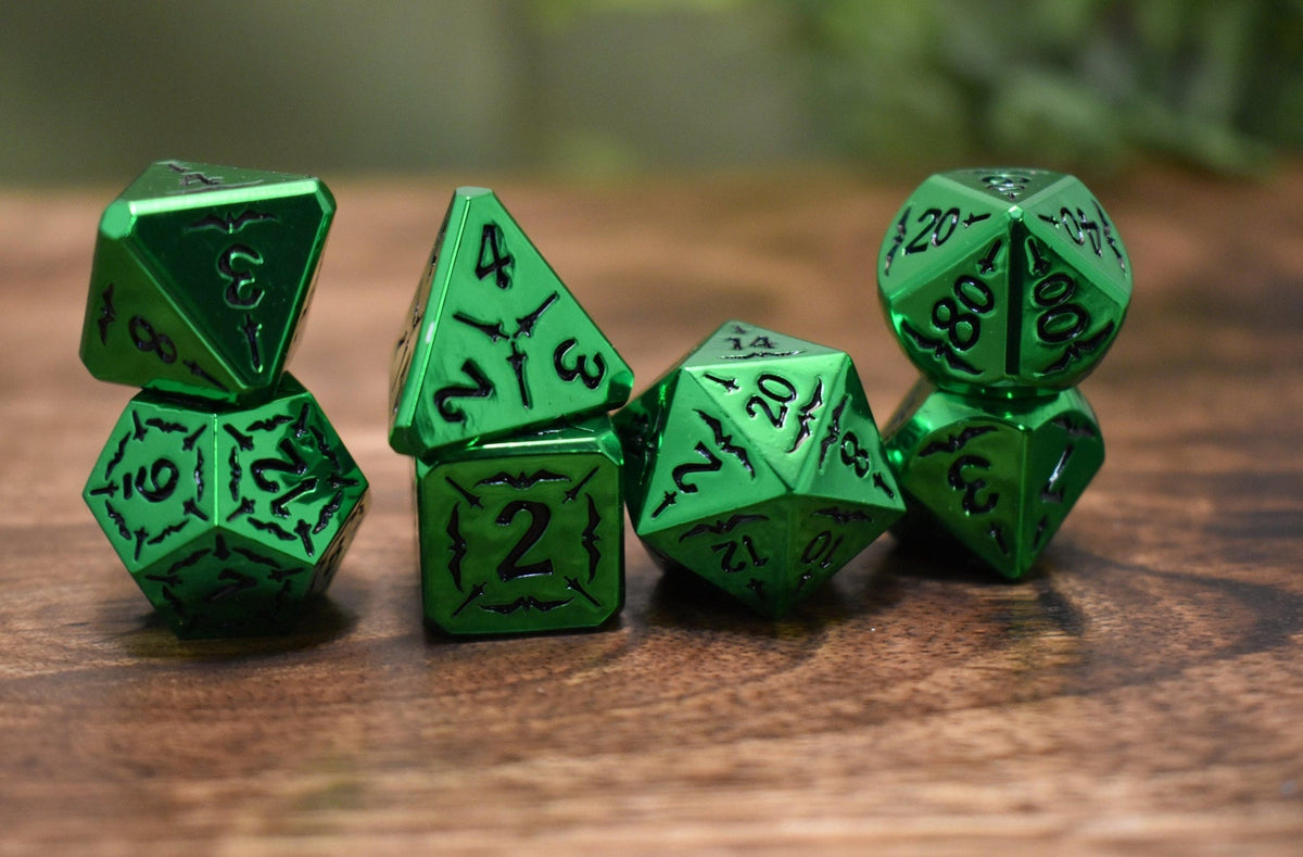 PRE-ORDER || Sword of the Emerald Isles Metal Dice Set