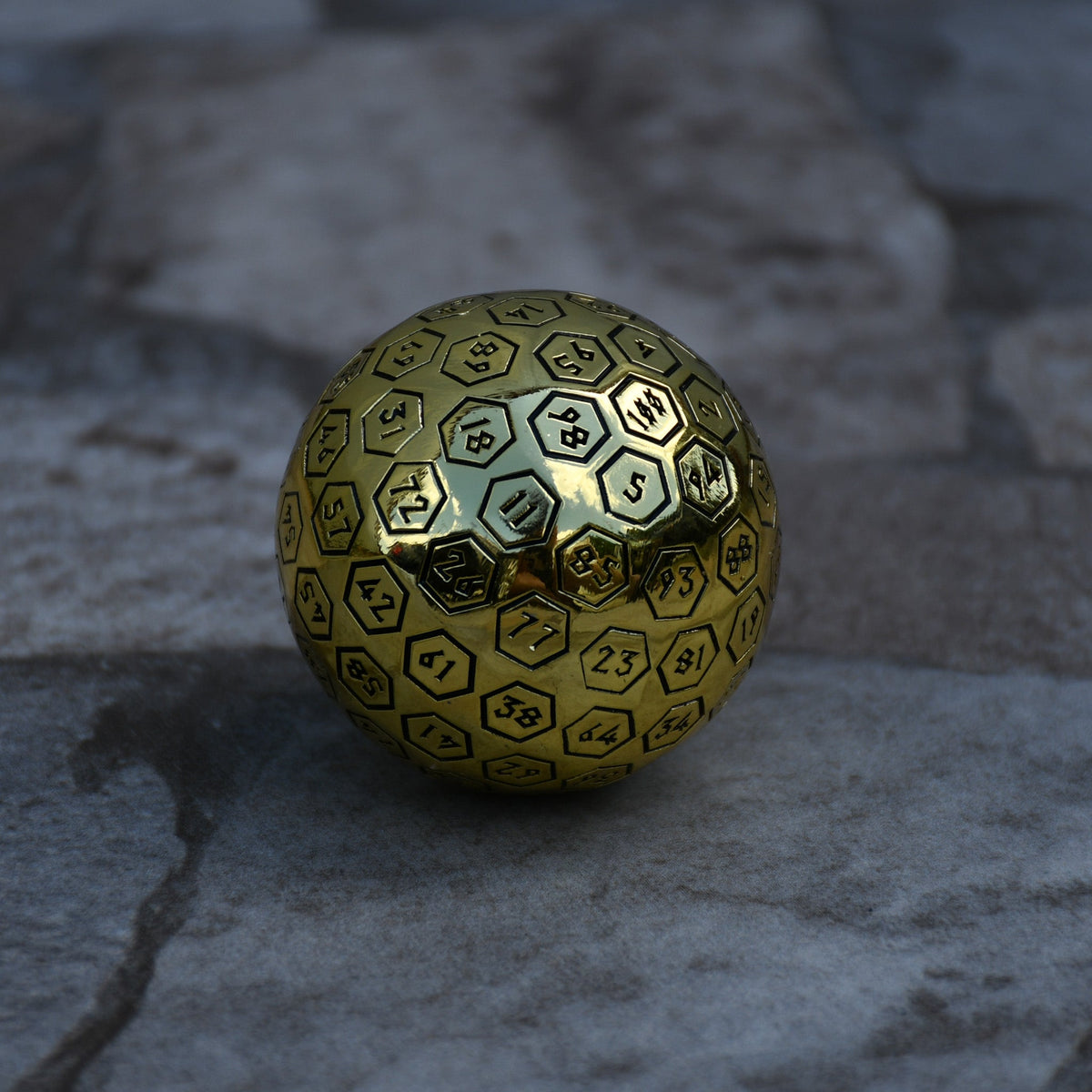 PRE-ORDER || The Orb D100 - Black and Gold Metal Die