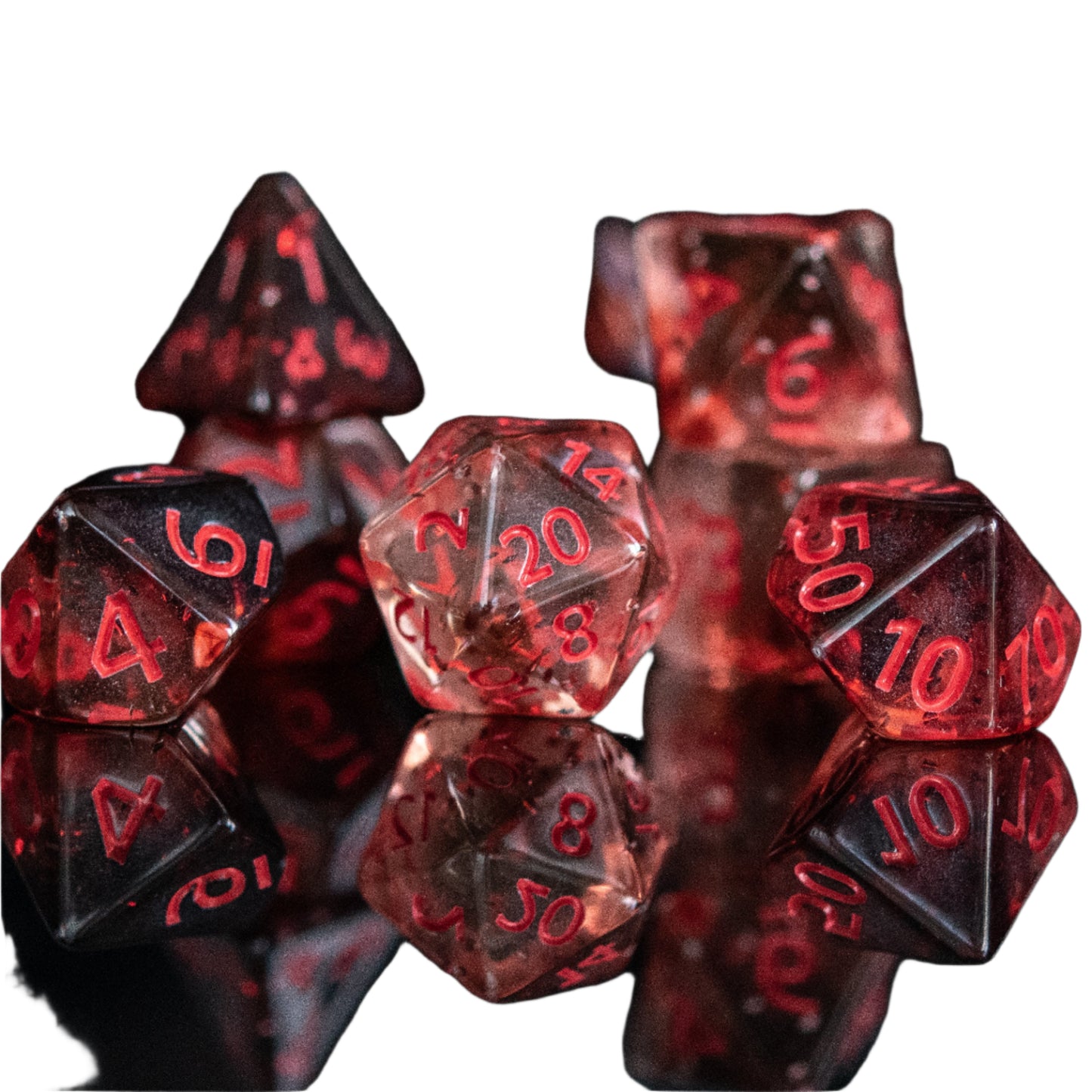 Vampira Acrylic Dice Set