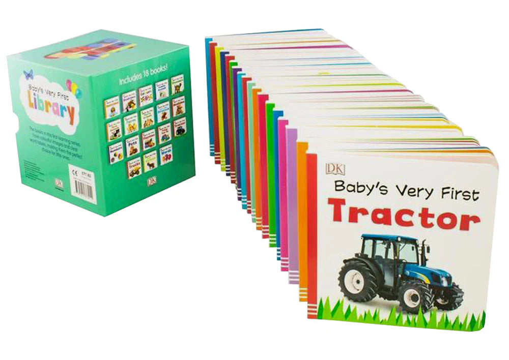Baby's Very First Library - 18 Board Books Box Set - To Help Little Ones Learn