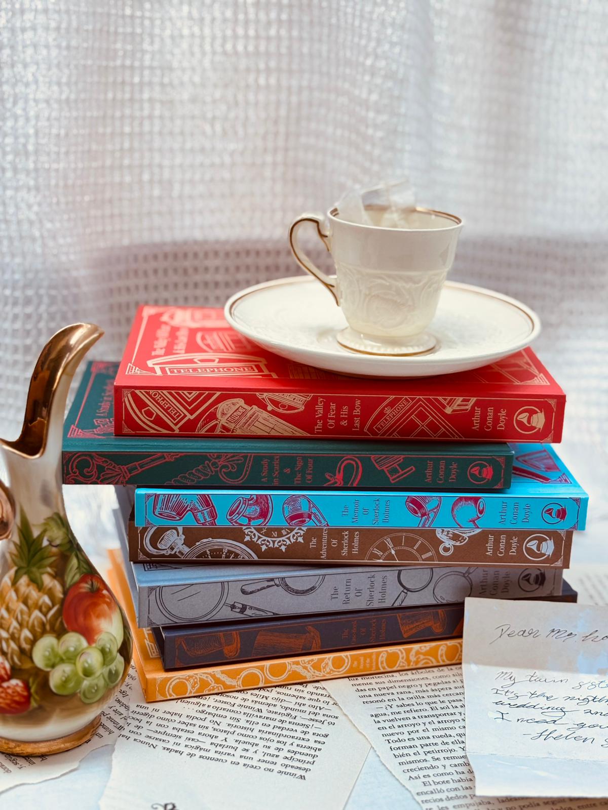 Sherlock Holmes Complete Seven Books Hardcover Collection Set - By Sir Arthur Conan Doyle - Hardcover