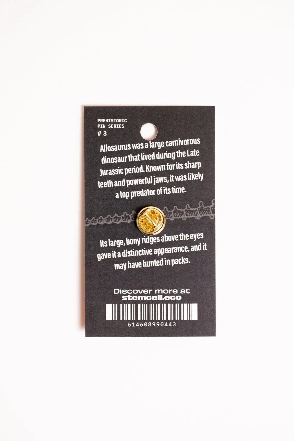 Allosaurus Enamel Pin (Allosaurus fragilis)