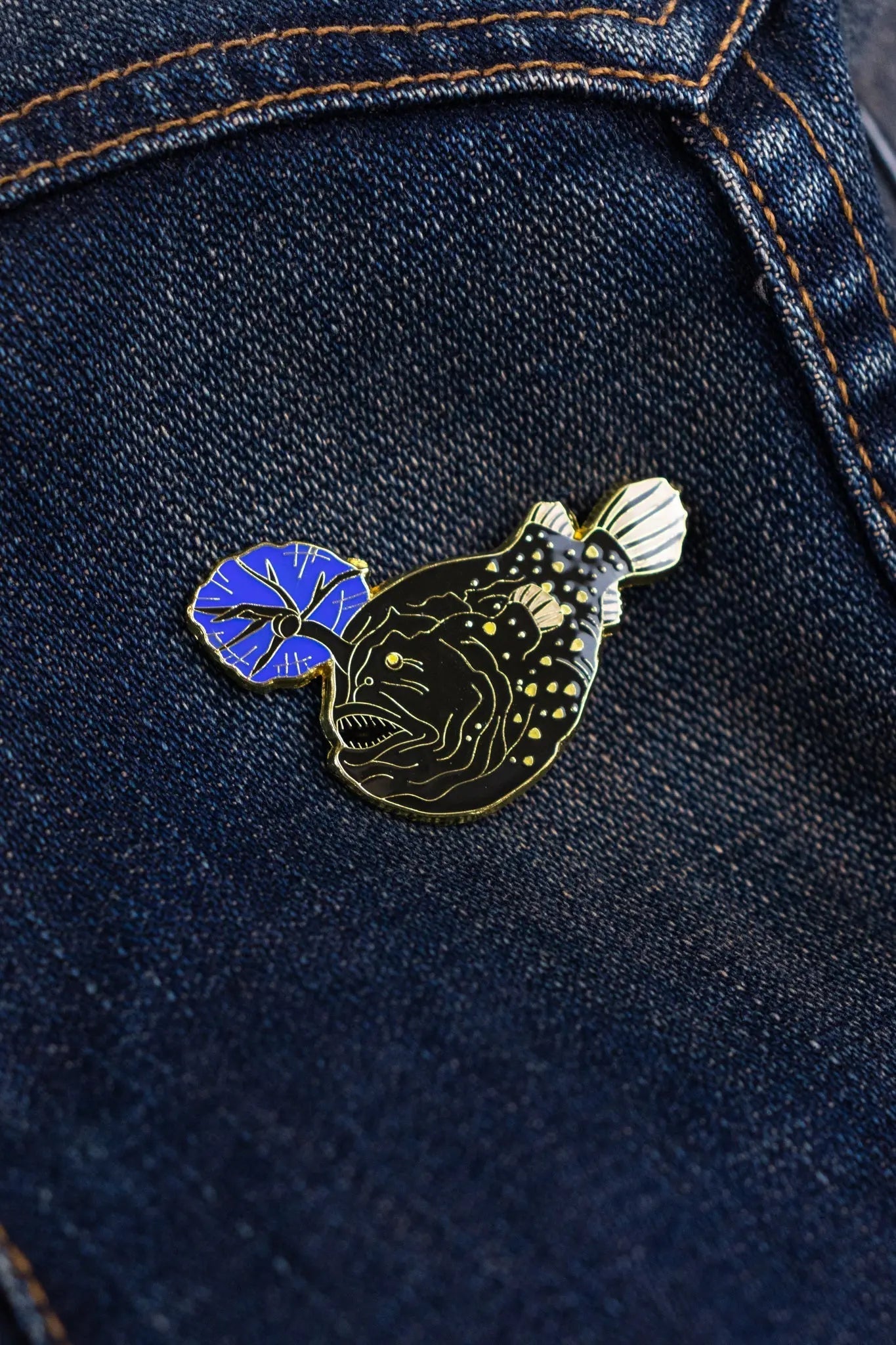 Angler Fish Pin (Himantolophus groenlandicus)