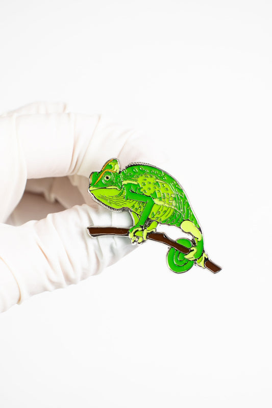 Chameleon Enamel Pin