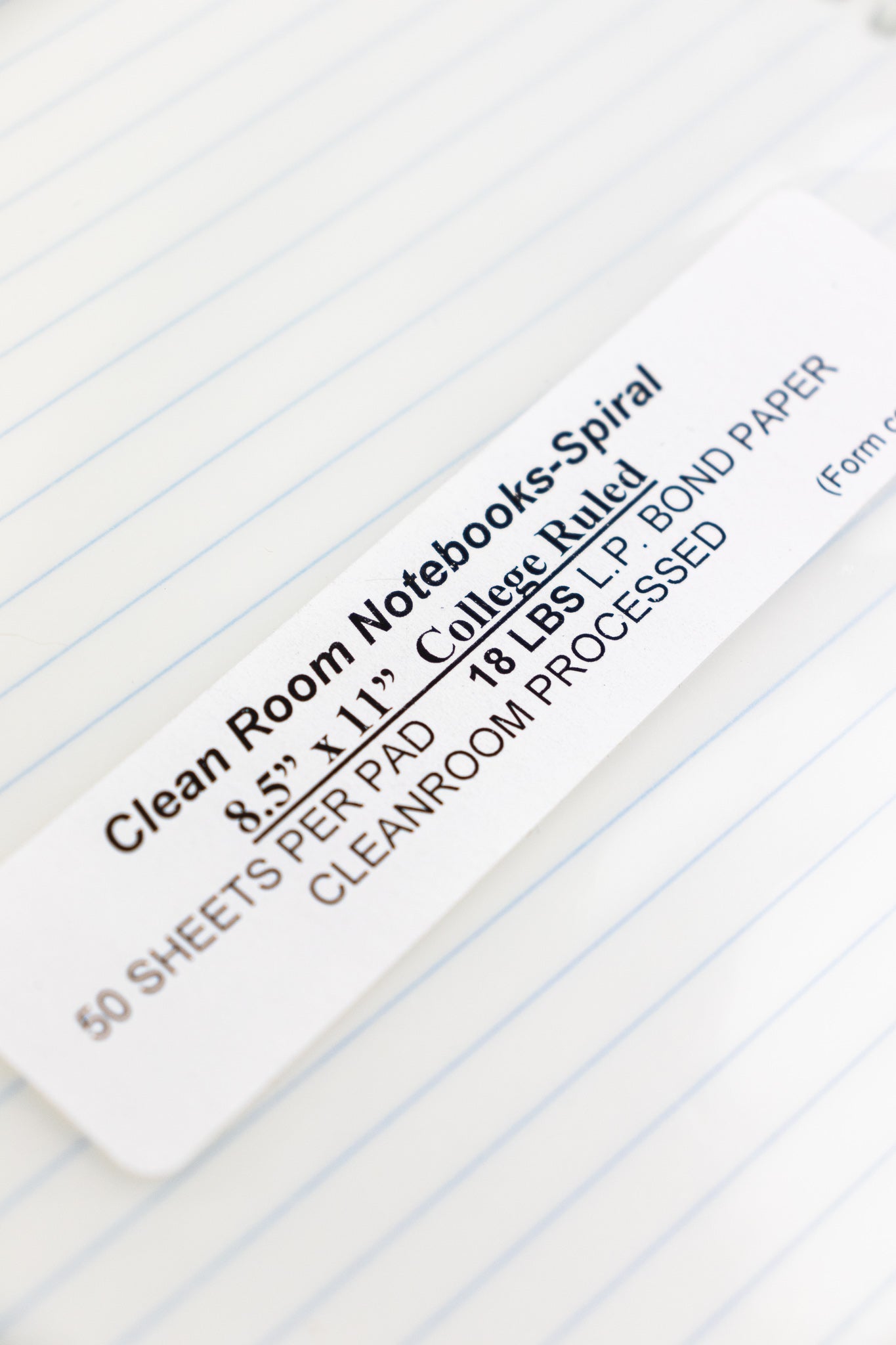 Cleanroom Sterile Notepad