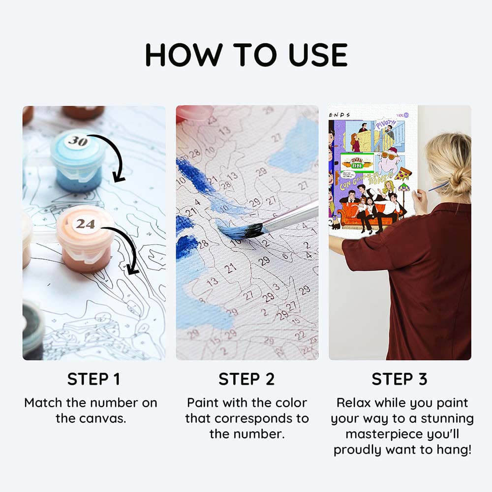 Friends Forever - Paint By Numbers Kit