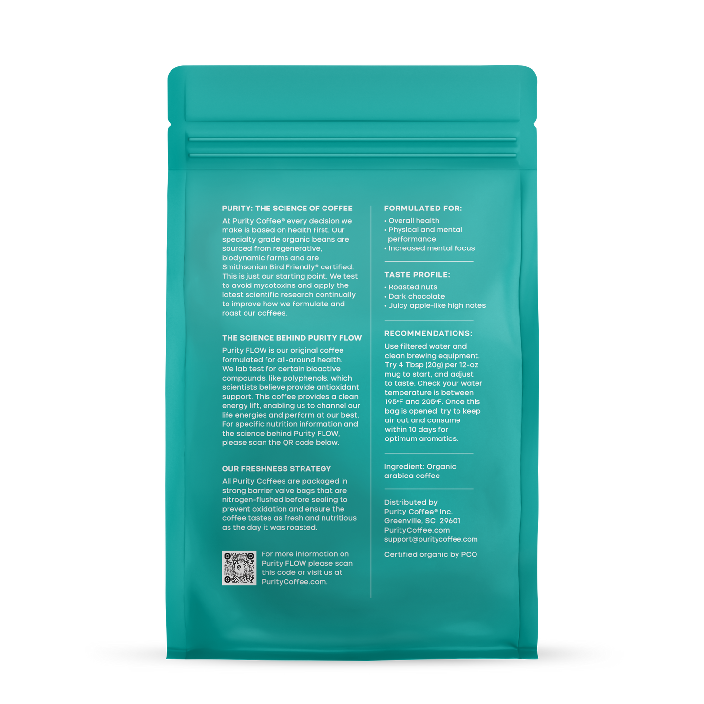 FLOW: Original Medium Roast Ground Organic Coffee