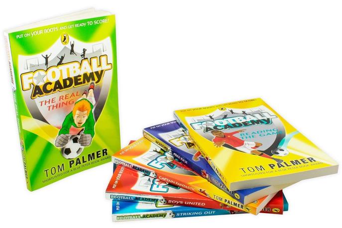 Football Academy Series – 6 Book Collection Set: Captain Fantastic, Free Kick, Boys United, Reading the Game, Striking Out & The Real Thing - By Tom Palmer - Paperback