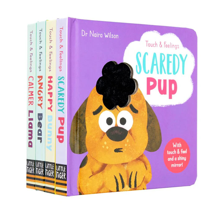My First Behaviours Touch & Feelings 4-Book Gift Set by Dr Naira Wilson | Board Books for Toddlers – Early Learning, Emotions & Family Education