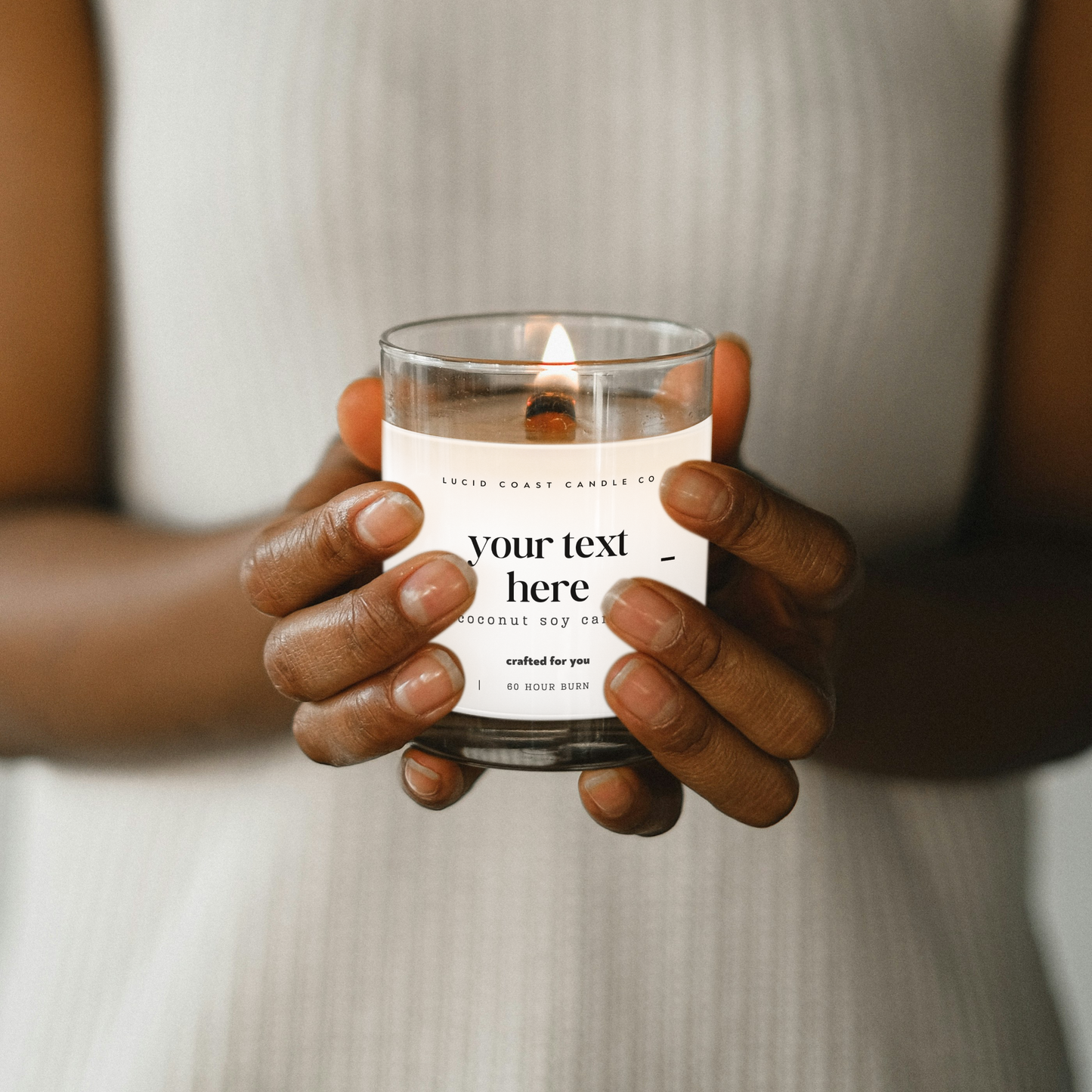 Personalized Custom Massage Candle