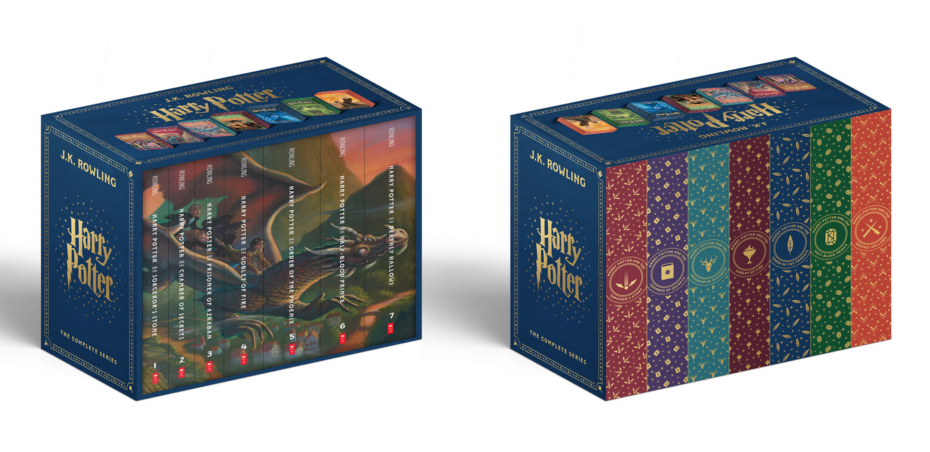 Harry Potter Paperback Box Set Books 1-7 (Deluxe Edition with Stenciled Edges) - Ingram