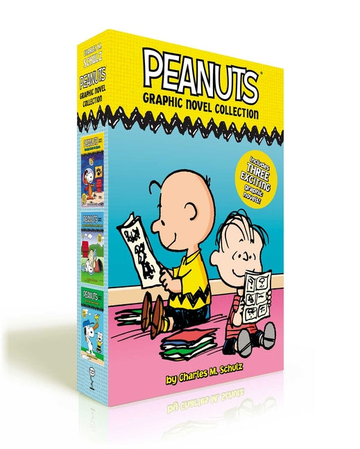 Peanuts Graphic Novel Collection (Boxed Set): Snoopy Soars to Space; Adventures with Linus and Friends!; Batter Up, Charlie Brown! (Boxed Set)