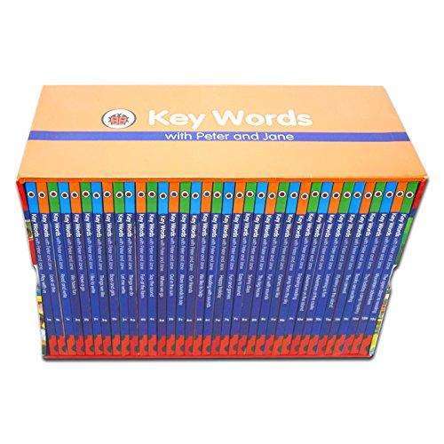 Ladybird Key Words with Peter and Jane – 36 Books Set | Educational Hardback Collection for Kids' Early Learning, Reading, Vocabulary & Literacy
