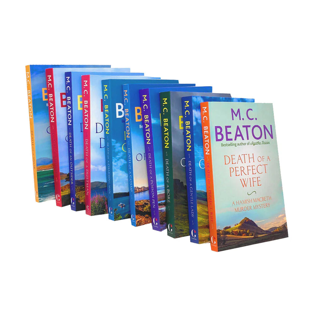 Hamish Macbeth Mysteries Collection 10 Book Set - By M. C. Beaton - Paperback