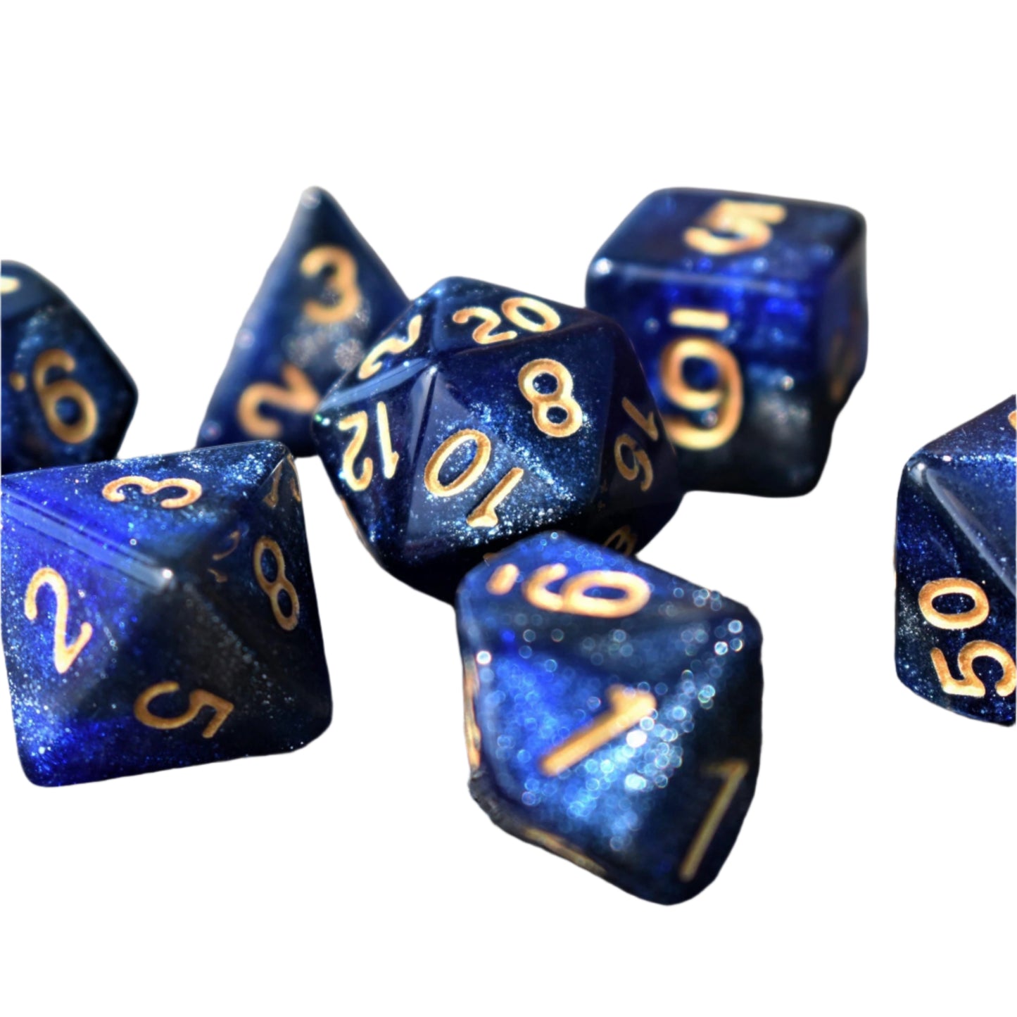 Milky Way Acrylic Dice Set