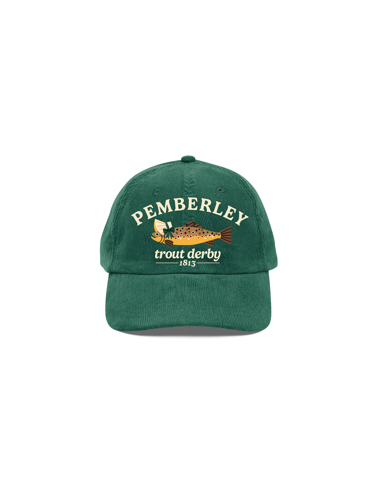 Pride and Prejudice Pemberley Trout Derby Cap