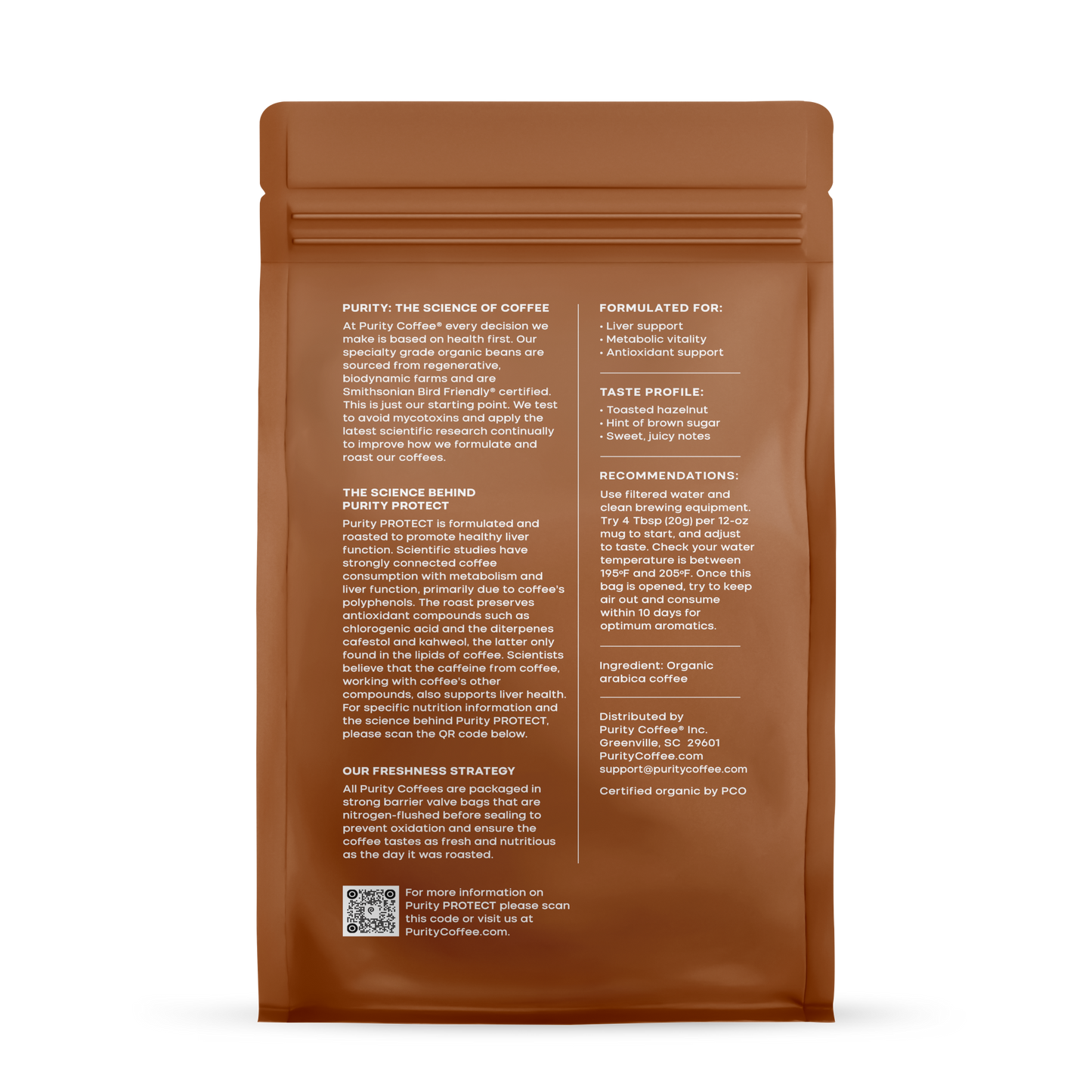 PROTECT: Light-Medium Roast Whole Bean Organic Coffee